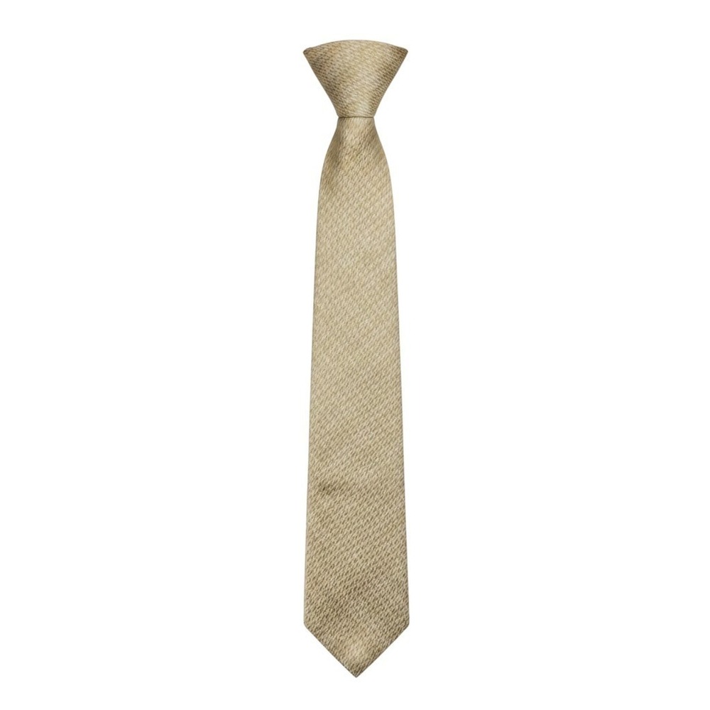 Tommy Hilfiger Men's Beige Textured Silk Blend Necktie Classic Dress‎ Tie